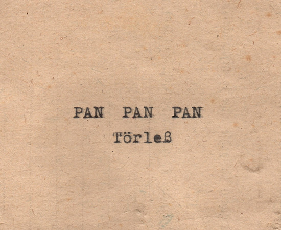 Törleß - PAN PAN PAN